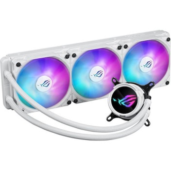Asus ROG Strix LC III 360 (v1) Υδρόψυξη Επεξεργαστή Τριπλού Ανεμιστήρα 120mm για Socket AM4/AM5/1700/1200 με ARGB Φωτισμό Λευκή