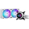 Asus ROG Strix LC III 240 (v2) Υδρόψυξη Επεξεργαστή Διπλού Ανεμιστήρα 120mm για Socket AM4/AM5/1700/1200 με ARGB Φωτισμό Λευκή