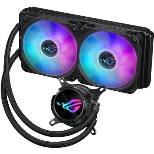 Asus ROG Strix LC III 240 (v1) Υδρόψυξη Επεξεργαστή Διπλού Ανεμιστήρα 120mm για Socket AM4/AM5/1700/1200 με ARGB Φωτισμό