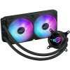 Asus ROG Strix LC III 240 (v1) Υδρόψυξη Επεξεργαστή Διπλού Ανεμιστήρα 120mm για Socket AM4/AM5/1700/1200 με ARGB Φωτισμό