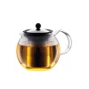 Bodum Assam Τσαγιέρα με Φίλτρο Γυάλινη Διάφανη 1000ml