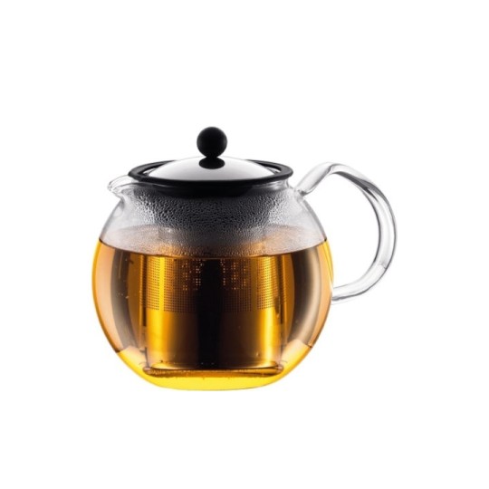 Bodum Assam Τσαγιέρα με Φίλτρο Γυάλινη Διάφανη 1000ml