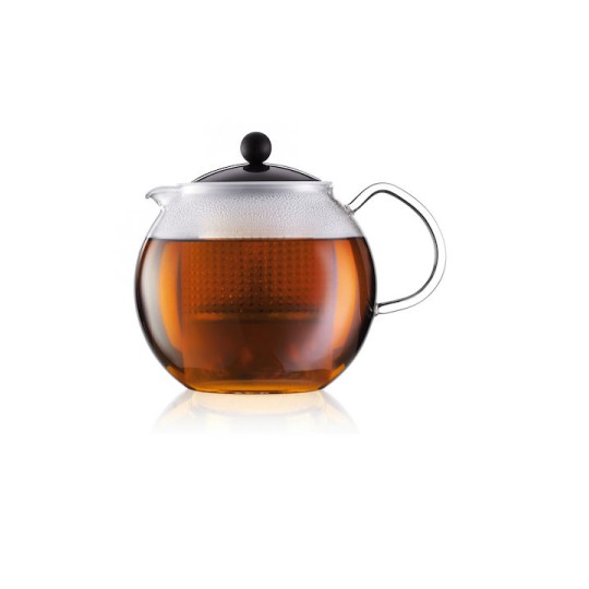 Bodum Assam Τσαγιέρα με Φίλτρο Γυάλινη Διάφανη 1500ml
