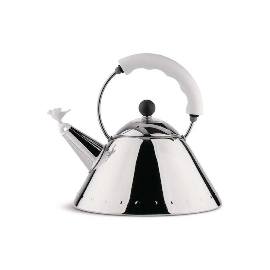 Alessi Τσαγιέρα Ανοξείδωτη Γκρι 2000ml