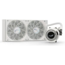 Valkyrie Jarn 240 ARGB Υδρόψυξη Επεξεργαστή Διπλού Ανεμιστήρα 120mm για Socket AM4/AM5/1700/1200/115x Λευκή