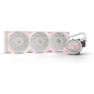Valkyrie Dragonfang 360 Υδρόψυξη Επεξεργαστή Τριπλού Ανεμιστήρα 120mm για Socket AM4/AM5/1700/1200/115x με ARGB Φωτισμό Λευκή