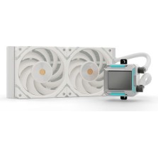 Valkyrie Syn 240 ARGB Υδρόψυξη Επεξεργαστή Διπλού Ανεμιστήρα 120mm για Socket AM4/AM5/1700/1200/115x Λευκή