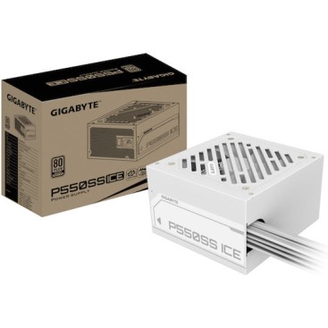 Gigabyte GP-P550SS ICE 550W Λευκό Τροφοδοτικό Υπολογιστή Full Wired 80 Plus Silver