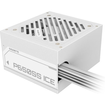 Gigabyte GP-P650SS ICE 650W Λευκό Τροφοδοτικό Υπολογιστή Full Wired 80 Plus Silver