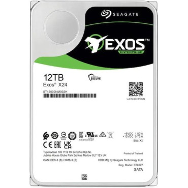 Seagate EXOS X24 12TB HDD Σκληρός Δίσκος 3.5