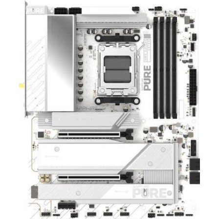 Sapphire PURE X870A Wi-Fi Motherboard ATX με AMD AM5 Socket 52122-02-40G