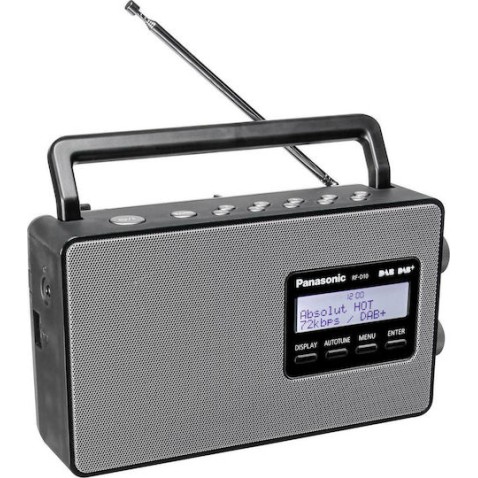 Panasonic RF-D10EG Φορητό Ραδιόφωνο Μπαταρίας DAB+ Μαύρο