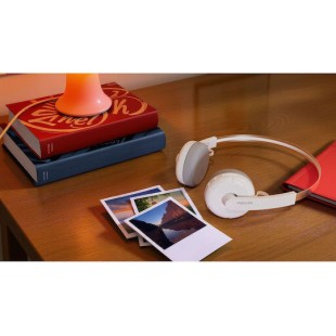 Philips TAH2000 Ασύρματα Bluetooth On Ear Ακουστικά με 26 ώρες Λειτουργίας Λευκά