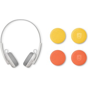 Philips TAH2000 Ασύρματα Bluetooth On Ear Ακουστικά με 26 ώρες Λειτουργίας Λευκά