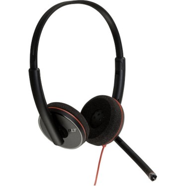 Poly Blackwire 3220 On Ear Multimedia Ακουστικά με μικρόφωνο και σύνδεση USB-A / USB-C