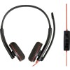 Poly Blackwire 3220 On Ear Multimedia Ακουστικά με μικρόφωνο και σύνδεση USB-A / USB-C