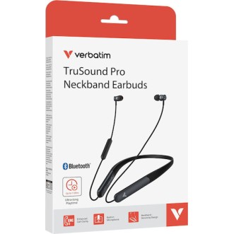 Verbatim TruSound Pro In-ear Bluetooth Handsfree Ακουστικά Μαύρα