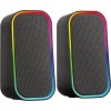 SpeedLink Token Ηχεία Υπολογιστή 2.0 με RGB Φωτισμό και Bluetooth Ισχύος 6W Μαύρα