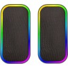 SpeedLink Token Ηχεία Υπολογιστή 2.0 με RGB Φωτισμό και Bluetooth Ισχύος 6W Μαύρα