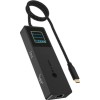 Icy Box USB-C Docking Station με HDMI PD Ethernet Μαύρο (IB-DK4038-LCD)