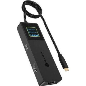 Icy Box USB-C Docking Station με HDMI PD Ethernet Μαύρο (IB-DK4038-LCD)