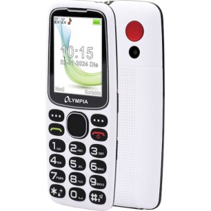 Olympia Star Dual SIM Κινητό με Μεγάλα Κουμπιά Λευκό