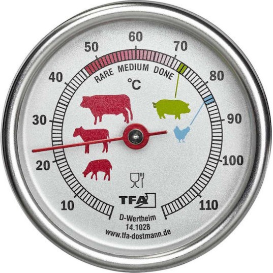 TFA Αναλογικό Θερμόμετρο Φούρνου με Ακίδα 0°C / +120°C