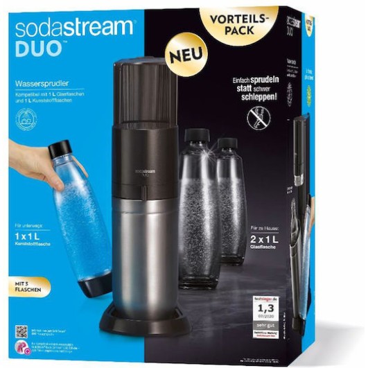 Sodastream Duo Σετ Παρασκευής Σόδας 6τμχ