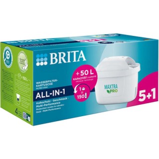 Brita Ανταλλακτικό Φίλτρο Νερού για Κανάτα Maxtra Pro All-in-1 6τμχ