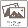 Walther Άλμπουμ Fun για 36 Φωτογραφίες Διαστάσεων 10x15εκ. Πορτοκαλί 10x15εκ.
