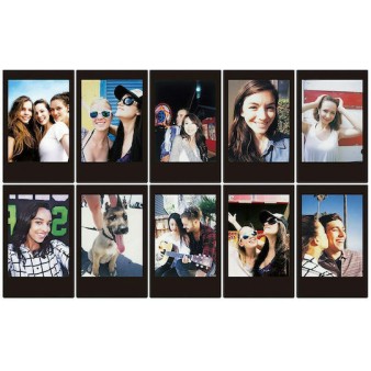 Fujifilm Color Instax Mini Instant Φιλμ (10 Exposures) Black