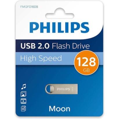 Philips Moon 32GB USB 2.0 Stick Ασημί