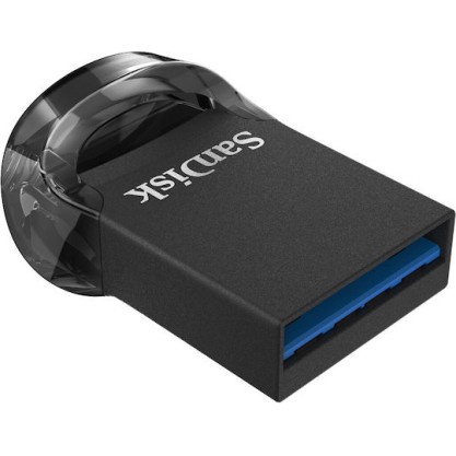 Sandisk Ultra Fit 16GB USB 3.1 Stick Μαύρο
