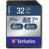 Verbatim Pro SDHC 32GB U3 UHS-I 90MB/s