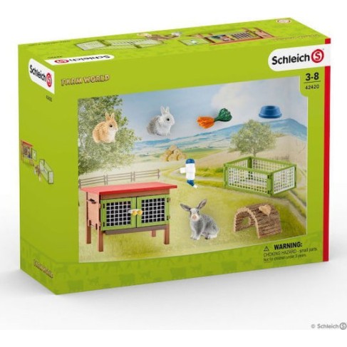 Schleich-S Farm World Rabbit Hutch για 3-8 Ετών