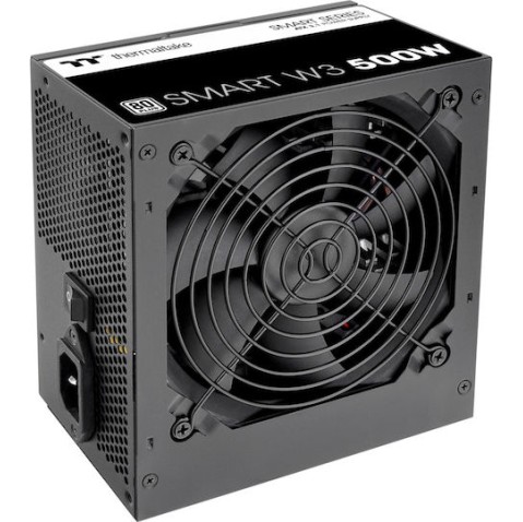 Thermaltake Smart W3 500W Μαύρο Τροφοδοτικό Υπολογιστή Full Wired 80 Plus Standard
