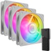 CoolerMaster Mobius 120P Case Fan με ARGB Φωτισμό και Σύνδεση 4-Pin PWM 3τμχ Λευκό