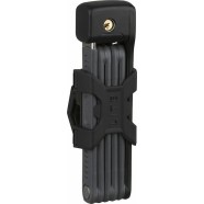 Abus Bordo Lite 6055K/85 BK SR Κλειδαριά Ποδηλάτου Αναδιπλούμενη με Κλειδί Μαύρη