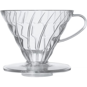 Hario V60 02 Πλαστικό Dripper Καφέ 137 X 116 X 102 Mm