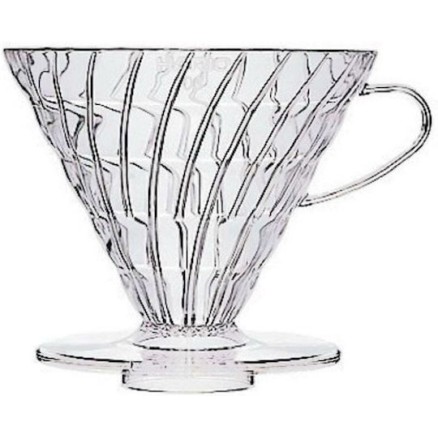 Hario V60 02 Πλαστικό Dripper Καφέ 137 X 116 X 102 Mm