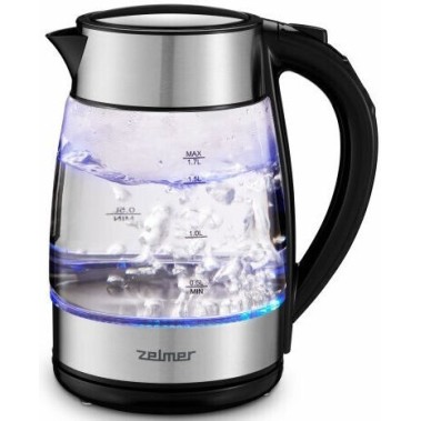 Zelmer ZCK8026 Βραστήρας 1.7lt 2200W Ασημί