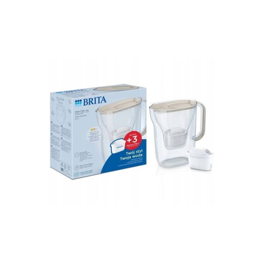 Brita Style Essential Κανάτα Σερβιρίσματος Πλαστική με Φίλτρο 2400ml