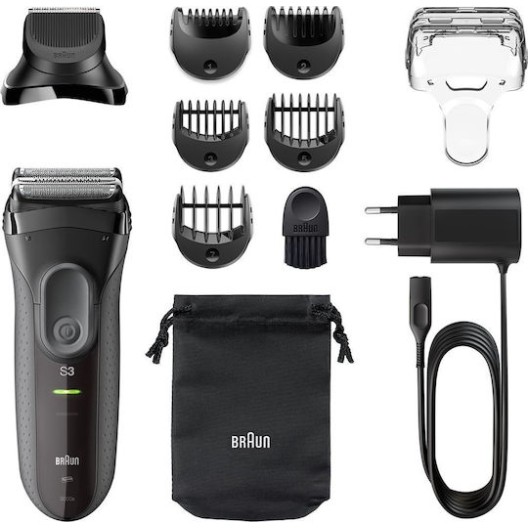 Braun 3 Shave&style 3000bt Foil Ξυριστική Μηχανή Προσώπου