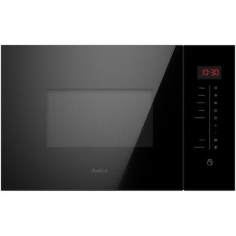 Amica AMMB25E2SGB X-TYPE Εντοιχιζόμενος Φούρνος Μικροκυμάτων με Grill 25lt Μαύρος
