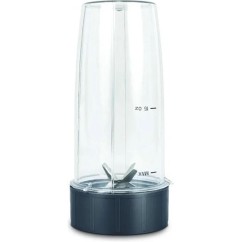 Zelmer Μπλέντερ με Πλαστική Κανάτα 600 ml 1200W Μαύρο ZSB3200