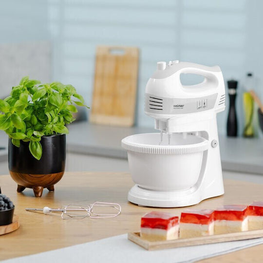 Zelmer Μίξερ με Πλαστικό Κάδο 2.5lt Λευκό 750W