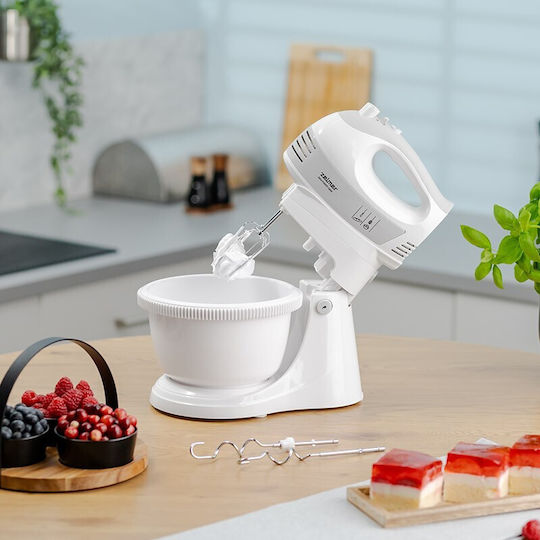 Zelmer Μίξερ με Πλαστικό Κάδο 2.5lt Λευκό 750W