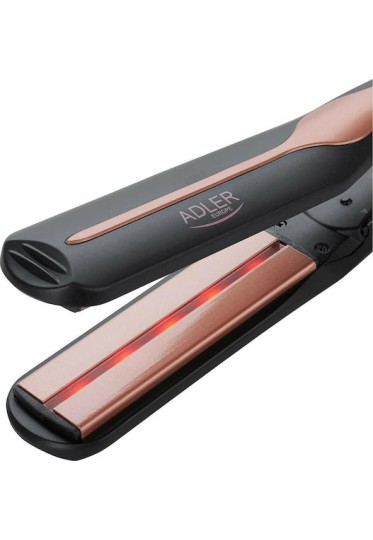 Adler Infrared Hair Straightener AD 2318 Πρέσα Μαλλιών με Κεραμικές Πλάκες 120W