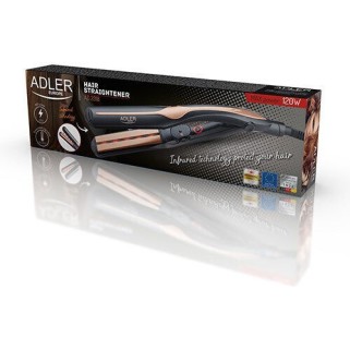 Adler Infrared Hair Straightener AD 2318 Πρέσα Μαλλιών με Κεραμικές Πλάκες 120W