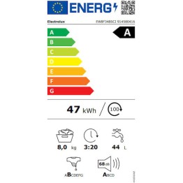 Electrolux Εντοιχιζόμενο Πλυντήριο Ρούχων 8kg 1400 Στροφών EW8F348SCI